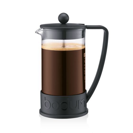 Bodum Cafetière à Piston Brazil 8 Tasses (noir)