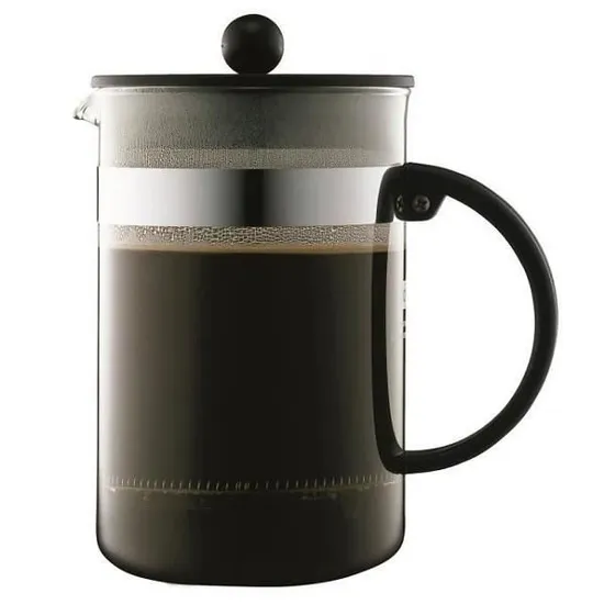 Bodum Cafetière à Piston Brazil 12 tasses (noir)