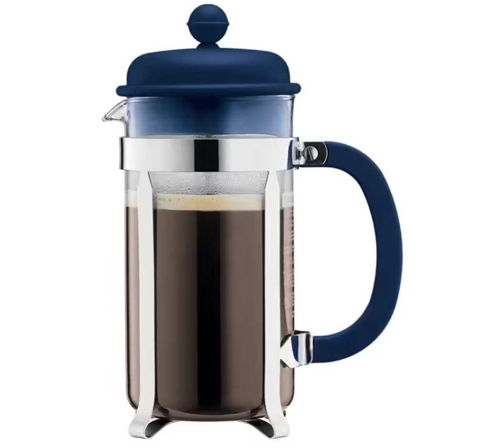 Bodum Cafetière à Piston Caffettiera Bleu 8 tasses