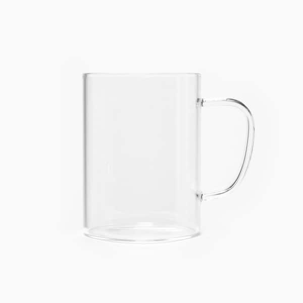 Tasse en verre simple paroi