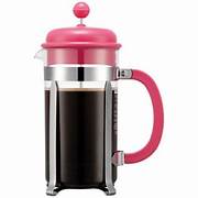 [B-1918-539] Bodum Cafetière à Piston Caffettiera Rose BubbleGum 8 Tasses