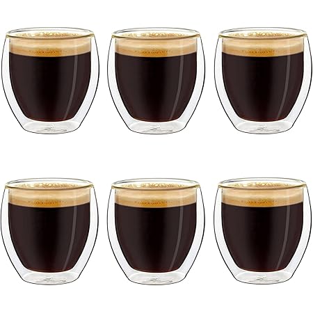 [B-4559-10-12US] Bodum Pavina Verre double paroi 12 oz (ens de 6)